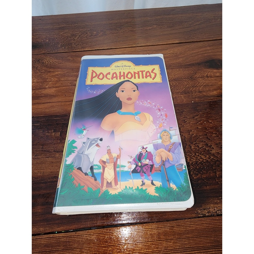A Walt Disney Masterpiece Pocahontas VHS Movie in Clamshell Case‎